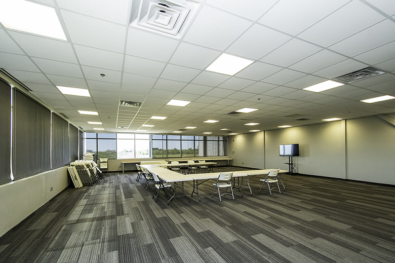Meeting room rental option in facility